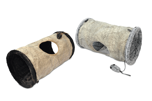 P.L.A.Y's Purr & Pounce Cat Tunnel and Leeloo Cat Scratcher